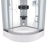 thumbnail of Dampfdusche Duschkabine Sauna Dusche D58-20T2 100x100 cm ohne 2K Scheiben Versiegelung