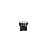 thumbnail of Betik Copos de papel impressos em preto de 120 ml (saco de 50 unidades).