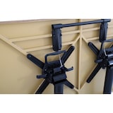 thumbnail of METRO PROFESSIONAL Inklapbare bistrotafel Aveiro, staal, houtprint, 120 x 70 cm, rechthoekig, naturel/zwart