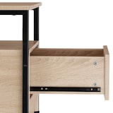 thumbnail of tectake Mesa de cabeceira Tullamore 49,5x30x61,5cm  Madeira Industrial Clara, Carvalho Sonoma