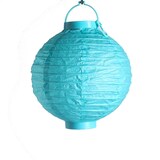 thumbnail of LED Lampion kaltweiße LED D: 30cm Kugel Laterne Partylampion türkis