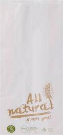 Bäckerfaltenbeutel weiß 435 20+7x48 cm – All Natural – Kraftpapier – 1000 Stk Bäckerfaltenbeutel weiß 435 20+7x48 cm – All Natural – Kraftpapier – 1000 Stk