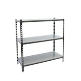 thumbnail of SimonRack Metallregal, 900x900x300 mm, 3 Ebenen, Metallboden, 180 kg Biegepunkt, Anthrazit/Verzinkt - Simonclick