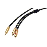 thumbnail of ROLINE GOLD audio aansluitkabel 3,5 mm stereo - 2x tulp, M/M, 2,5 m