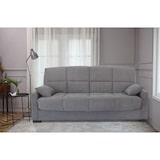 thumbnail of Canapé clic clac 3 places - Gris clair - Matelas 14 cm - 130 x 190 cm - MEGAN AUCUNE