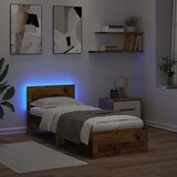 thumbnail of vidaXL Bettrahmen mit Kopfteil Altholz 75 x 190 cm Holzwerkstoff