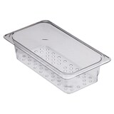 thumbnail of CAMBRO 33CLRCW-135 - Recipiente colador GN 1/3 - 17,6 x 32,5 x 7,6 cm - Transparente - Venta 1 unidad.