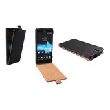 thumbnail of Flip Case für Sony Xperia Z schwarz ultra slim
