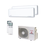 thumbnail of Klimaanlage Mitsubishi Heavy 2x SRK 20 ZSX-WF + SCM 40 ZS-W - 4,0kW / 4,5 kW Kühlen / Heizen