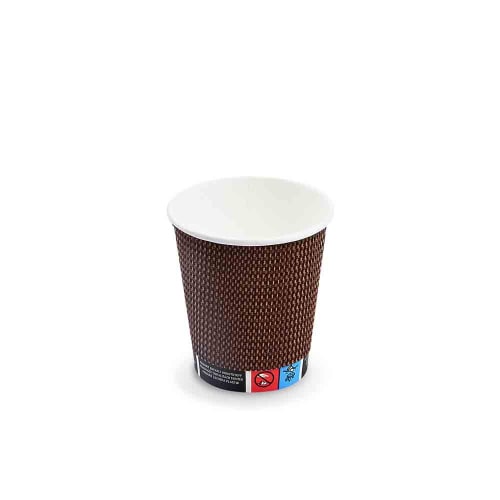 500 2W Coffee to go Kaffeebecher „Premium“ Ø80x92mm 200ml doppelwandig braun