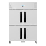 thumbnail of Polar Serie G Gefrierschrank Edelstahl mit geteilten Türen 1200L