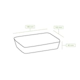 thumbnail of greenbox - platos para salsa de caña de azúcar 16,5 x 19 cm, rectangulares, 125 piezas.