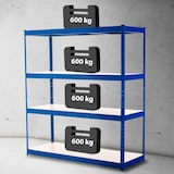 thumbnail of Schwerlastregal 160x60x180 cm blau