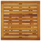 thumbnail of Mesa para terraza bistró madera maciza de acacia 46x46x47 cm