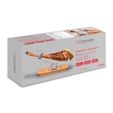 thumbnail of 3 Claveles 01744 - Soporte Jamonero Basculante en Bambú y Cabezal Giratorio en Acero