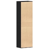 thumbnail of vidaXL Schuhschrank Schwarz Eichen-Optik 54x34x183 cm Holzwerkstoff
