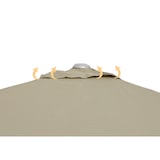 thumbnail of METRO PROFESSIONAL Parasol Push-up, aluminium / polyester, 2 x 2 m, avec traitement Teflon, protection UV50+, hydrofuge, humus/ gris