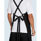 thumbnail of PROVENCE - Crossover Eyelets Bib Apron with Pocket: One Size / Caramel