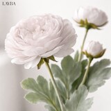 thumbnail of Künstliche Ranunkel Zartrosa wie echt - Kunstblume 3 Blüten Deko