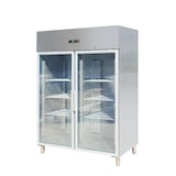 thumbnail of Skyrainbow Edelstahlkühlschrank mit Glasstür, Inhalt 1333 Liter, GN2/1