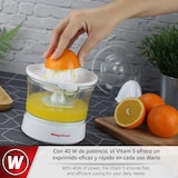 thumbnail of Magefesa Vitam 5 - Exprimidor Eléctrico 40W, Capacidad 0.5L, Cono Bidireccional, Filtro Regulador, Cubierta Antipolvo, Doble Juego de Conos