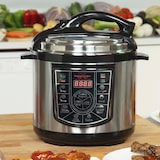 thumbnail of Starlyf Pressure Cooker, Reiskocher, Multikocher, 800 Watt, Schnellkochtopf, 8 Programme, Antihaftbeschichtung, Timer, 4 Liter, edelstahl