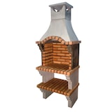thumbnail of BBQ ARTICIMENTOS CROOK - Barbacoa simple construido con ladrillo y cemento refractario - 78x57x204cm