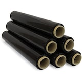 thumbnail of OFITURIA Film Negro Para Embalar 50 Cm y estirable hasta 300 Metros De Longitud, Rollo De Film Elástico Manual Para Embalaje Industrial (6 rollos)