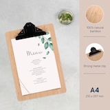 thumbnail of Europel Porte-bloc A4 Portrait Bambou 325x230x4mm - 12 pièces