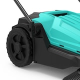 thumbnail of Handkehrmaschine mit 2 Bürsten Mechanische Kehrmaschine Blatt Schmutz Kehrbreite 63 cm Behälter 20L Terrassenreinigung Alleen INTEC