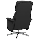 thumbnail of vidaXL Massagesessel mit Fußteil Schwarz Stoff