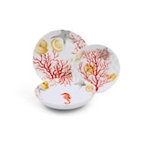 thumbnail of Excelsa Geschirrset 18-Teiliges Coral Porzellan Bunt