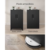 thumbnail of Helloshop26 - Caisson de bureau placard polyvalent armoire de bureau à 2 portes verrouillable 40 x 60 x 90 cm meuble de rangement en 12_0004831