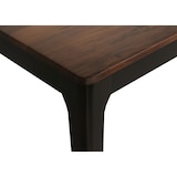 thumbnail of Esszimmertisch HWC-M55, Tisch Esstisch, Massiv-Holz HDF Laminat Melamin 135x80cm, Sheesham Holz-Optik, dunkle Beine