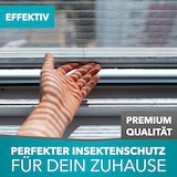 thumbnail of Fliegengitter Insektenschutz Dachfenster Plissee Alurahmen Bausatz,Farbe:weiß (RAL9010),Größe (Breite x Höhe):140 x 170 cm (Profile auf Maß)