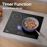 thumbnail of CIARRA Piano Cottura a Induzione 60cm Piani Cottura 3 Zone Piano Cottura a Induzione Incasso con Touch VM3BIH-F