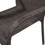 thumbnail of vidaXL Tuinstoelen stapelbaar 2 st poly rattan bruin