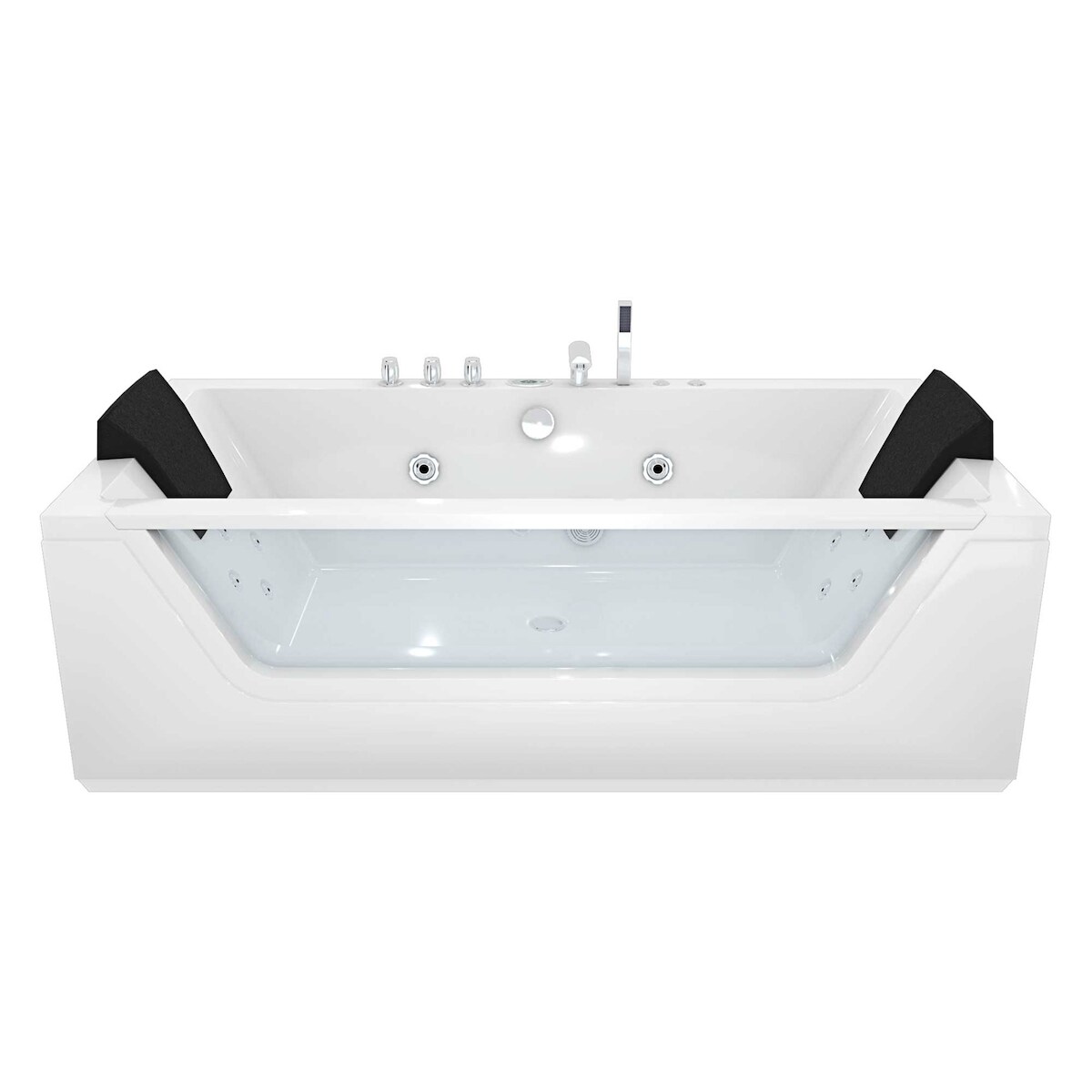 Whirlpool mit Reinigungsfunktion, Pool Badewanne Wanne AcquaVapore W83R-B ohne +0.-€