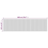 thumbnail of vidaXL Kamerscherm 165x600 cm bamboe wit