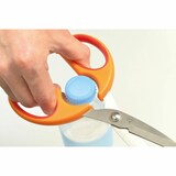 thumbnail of Mastrad Küchenschere, Kochschere, Multifunktionsschere, Schere, Inox-Stahl, TPR, Kunststoff, Orange+Himbeere, F24004