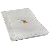 thumbnail of PAPSTAR 100 Spitzenpapiere eckig 45 cm x 32 cm weiss
