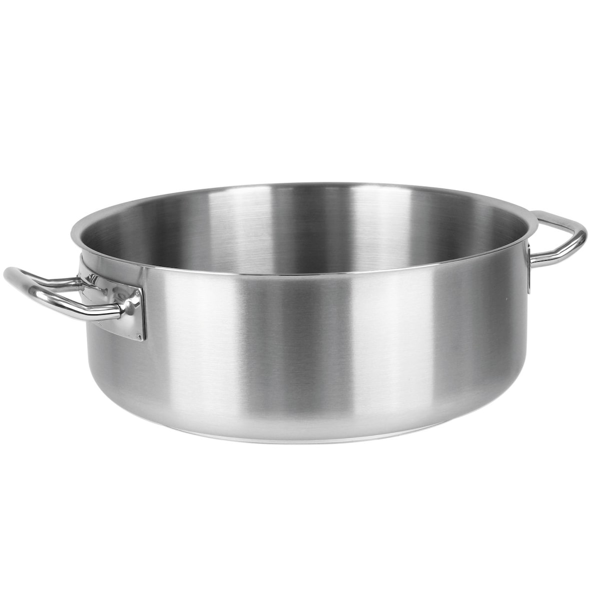 Rondeau en inox grand volume  Ø40cm