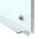 thumbnail of Showdown Glasboard - 90x60cm - Magnetisch - Weiß - Mit Stiftablage