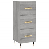 thumbnail of vidaXL Sideboard Grau Sonoma 34,5x34x90 cm Holzwerkstoff