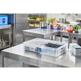 thumbnail of METRO Professional Eurobox, PP, 40 x 30 x 24 cm, 22 L, 20 kg, milchig, stapelbar, Handgriffe, weiß