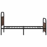 thumbnail of vidaXL Bedframe zonder matras bewerkt hout bruin eikenkleur 107x203 cm