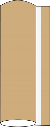 Mank Tischdeckenrolle aus Airlaid - Naturbraun, 120 cm x 40 m , 1 Stück - stoffähnlich Tischdecke Tischtuch