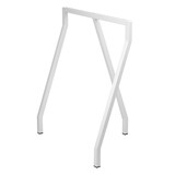 thumbnail of Mesa Caballete 140x80x72cm Blanca en madera maciza de pino acabado vintage estilo industrial