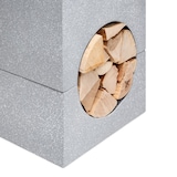 thumbnail of blumfeldt Monolith Feuerschale mit Grill MGO & Stahlschale inkl. Funkenschutz Hellgrauer Granit