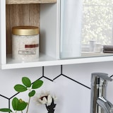 thumbnail of HOMCOM Armario de Baño con Espejo con Espacio Interior y Estantes Abiertos